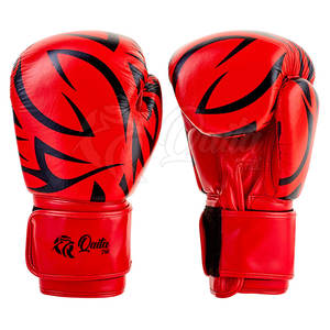 Guantes de boxeo de cuero PU profesionales hechos a medida para entrenamiento para artes marciales y boxeo - Product Image 1