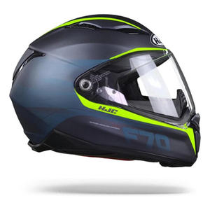 Casque de moto intégral HJC F70, design classique rétro vintage Predator, taille XL, double visière, certifié DOT, état neuf - Product Image 3