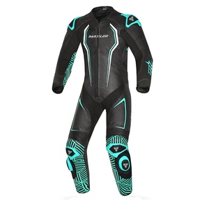 Chaqueta de Motociclismo Deportiva para Hombre, de Cuero, Impermeable, Reflectante, con Certificación CE, Resistente al Viento, para Todas las Temporadas, Precio Bajo - Product Image 1