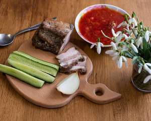 Planche à découper en bois de haute qualité pour un usage quotidien en cuisine, planche à découper en bois artisanale pour légumes et fruits - Product Image 5