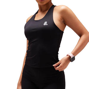 เสื้อกล้ามและเสื้อกั๊กแขนกุดสำหรับผู้หญิงเสื้อกีฬาผ้าสแปนเด็กซ์ผสมโลโก้ผ้าฝ้าย100% ระบายอากาศได้ดีแห้งเร็ว - Product Image 4