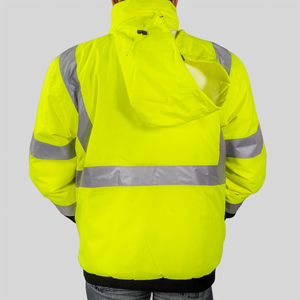 Customizable Logo High Visibility Waterproof Safety Jacket with Reflective Material Reflective Safety Clothing With Shipment - Product Image 4