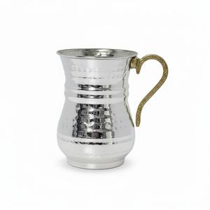 Carafe en cuivre et tasse à babeurre en métal durable - Product Image 5