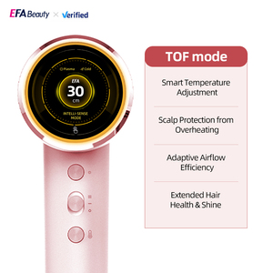 ไดร์เป่าผม EFA D78PM TOF สมาร์ท ไฮสปีด ไอออนิก คอมแพค พับได้ สำหรับร้านเสริมสวย 1600W |   ระบบควบคุมการจับยึดด้วยเซ็นเซอร์ |   จอแสดงผล LCD 7 <span class=keywords><strong>UI</strong></span> Diffuser - Product Image 3