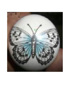 การออกแบบที่กําหนดเองที่ถูกที่สุดด้านบนทําด้วยมือคุณภาพสูงแฟชั่นที่มีสไตล์เซรามิกผีเสื้อออกแบบตู้ลูกบิด - Product Image 1