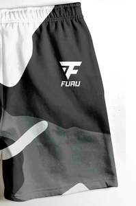 French Terry Camo Shorts Mens Cargo Shorts Venta caliente Moda OEM Diseño personalizado - Product Image 3