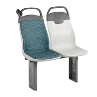 Fournitures en gros pour remplacement/réparation : Nouveaux ensembles de sièges passagers modernes en plastique avec dossier fixe, modèle GS 132, de luxe et de petite taille
