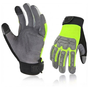 Gants de travail de réparation fabriqués en usine, gants mécaniques avec paume antidérapante pour l'entretien automobile, la réparation en garage, le travail avec des machines et l'utilisation en atelier. - Product Image 1