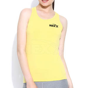 Camiseta sin Mangas para Mujer, Talla Grande, Color Amarillo Sostenible, Transpirable, Informal, Resistente y Cómoda para Verano - Product Image 1