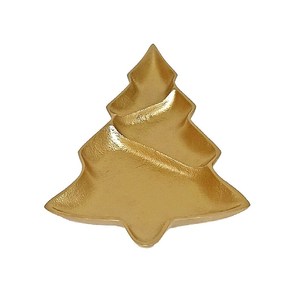 <b>Top</b> Sale Metal <b>Christmas</b> <b>Tree</b> Shaped Platter With Customized Color And Sizes Best For Serving Tableware At Cheap Prices - Product Image 1