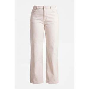<b>Plus</b> <b>Size</b> <b>Jeans</b> with Pocket Detail, <b>White</b> - Product Image 3