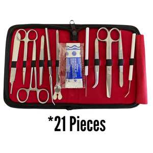 SURGINEXA Kit d'Instruments Chirurgicaux en Acier Inoxydable 21 Pièces - Ensemble d'Instruments Médicaux Portatifs Professionnels et Durables pour la Chirurgie Équine - Product Image 4