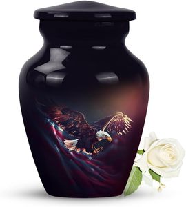 Urnas de águila para cenizas Urnas pequeñas para cenizas humanas Recuerdo para mujeres Urna Hombre adulto Mini urnas para cenizas humanas Tamaño personalizado - Product Image 1