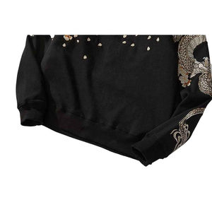 Sudaderas con Capucha Bordadas para Hombre, Tendencia de Invierno, Hechas a Medida, Impresión Digital, Ligeras, Fáciles de Usar, Transpirables, Duraderas, 100% Algodón - Product Image 3