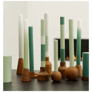 Originalhome Eco-Friendly Wood <b>Dinner</b> <b>Candle</b> Holder Lanterns & <b>Candle</b> Jars - Product Image 2