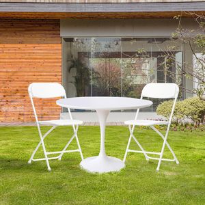 Silla de playa plegable blanca portátil para fiestas al aire libre Patio Boda Eventos y celebraciones Opción de alquiler - Product Image 5