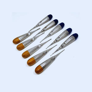 Set d'élévateurs à extraction dentaire manuelle de qualité allemande 10 Pcs 1.5MM-5MM CE Approved Lightweight Ergonomic Grip Luxating Straight - Product Image 3