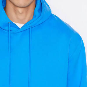 Sudadera con capucha para hombre, con logotipo personalizado, de poliéster, venta al por mayor - Product Image 4