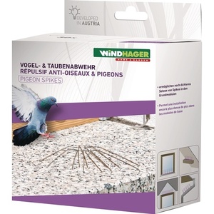 WINDHAGER Disuasor de Aves y Palomas con 30 Púas, Solución Eficaz para el Control de Plagas - Product Image 3