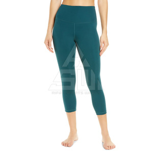 Legging femme personnalisé, dernière conception, longueur intégrale, en Spandex/Polyester, taille élastique, couleur unie, léger, haute qualité, effet ventre plat - Product Image 2