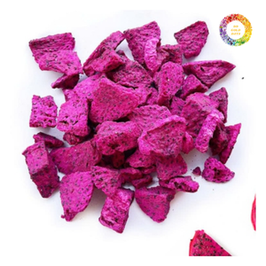 Cubo de fruta de dragón seco crujiente dulce FD, Cubo de fruta de dragón liofilizado FD/rebanado en paquete al vacío, fruta de dragón liofilizada - Product Image 1