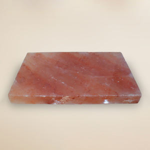 Belles dalles de sel de roche rose de l'Himalaya Carreaux Forme carrée écologique Sculpté BBQ Plaques de cuisson Artisanat naturel - Product Image 2