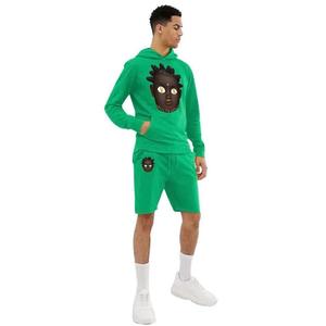 Nouvelle arrivée 2024 Ensemble sweat à capuche et short à manches longues respirant et ensemble de jogging court meilleur fournisseur - Product Image 2