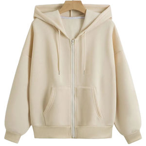 Térmica personalizada peso pesado 500 GSM caída hombro Sudadera con capucha fabricantes en blanco 100% algodón Pullover Color sólido. - Product Image 1