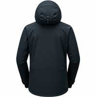 Veste de ski imperméable pour homme MITEXCO, veste technique d'hiver pour le snowboard avec capuche réglable et multiples zips