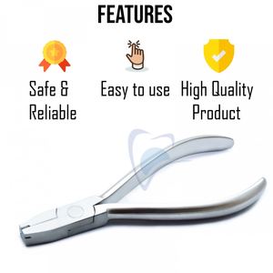 Instrumentos quirúrgicos dentales de ortodoncia de tarifa barata de fábrica directa Alicates para doblar alambre con cierre Nance para formar bucles y doblar alambre - Product Image 4