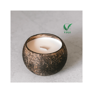 Elección de regalo ecológica: velas de cáscara de coco con aroma calmante - Product Image 4