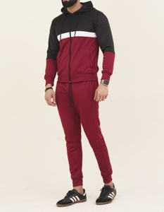 Fabrication OEM et personnalisation de marque privée, survêtement streetwear élégant pour hommes - Haute qualité 100% coton - Product Image 2