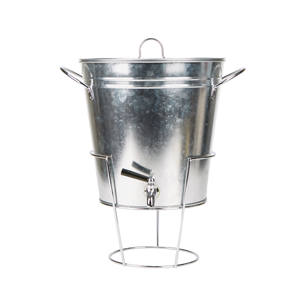 Dispensador de jugo galvanizado rústico Diseño de vidrio elegante para bares caseros y fiestas Nuevo MOQ bajo de alta calidad de venta - Product Image 3
