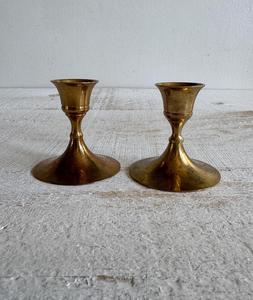 Bougeoir conique à longue tige en or, candélabre moderne en laiton pour mariages, ensemble de bougeoirs décoratifs - Product Image 4