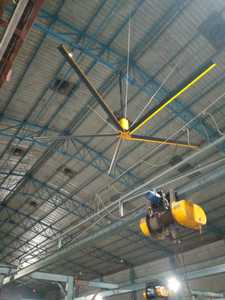 ProMax 12 Ft Industrial HVLS Ventiladores de techo Ventiladores de gran diámetro de bajo consumo para fábricas de almacenes - Product Image 3