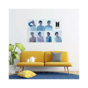For BTS <b>Poster</b> 4 Hanging Scroll Vinyl and Plastic for Education Decorations Digital Printed Graphics - Product Image 2