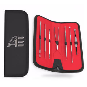 ชุดอุปกรณ์กำจัดสิว 7 ชิ้น ทำจากสแตนเลส สำหรับกำจัดสิวหัวขาว สิวอักเสบ สิวหัวดำ และสิวอุดตัน - Product Image 1