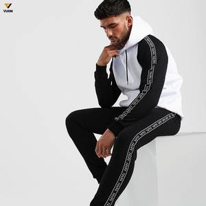 New High Quality Pullover Private Label <b>Men's</b> Casual Wholesale <b>Men</b> Custom Logo Man 3D Embroidered <b>Snood</b> Tracksuit - Product Image 1
