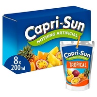 Purée de fruits 100% pure, aromatisée, en sachets colorés, boîte de 10 sachets, 6 fl oz par sachet