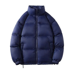 Veste matelassée en duvet de haute qualité pour hommes personnalisé brodé chaud épaissir bulle hommes les manteaux d'hiver en duvet - Product Image 2