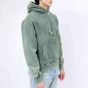 Sudaderas con Capucha de Felpa Lavadas al Ácido con Logotipo Personalizado, Fabricadas en Pakistán, 100% Algodón, Ropa Casual, Diseño Sólido, Temporada de Invierno, Secado Rápido - Product Image 4