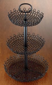 Corbeille à fruits en corde et fer tissés à la main, style nordique, panier de rangement pour articles divers de bureau, panier décoratif en fil métallique pour la maison et l'hôtel - Product Image 3