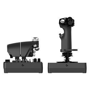 X56 H.O.T.<b>A</b>.S. Flight Joystick With Throttle And <b>Stick</b> For <b>Pc</b> Gaming Black - Product Image 3