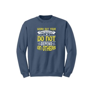 Sudadera de mezcla de algodón con estampado de temas de Buda, 12 opciones de color, estilo informal 260-280 GSM, colocación de diseño personalizable para invierno - Product Image 1