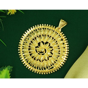 Pendentif breloques dubai indien à la mode plaqué or pendentif ensemble de bijoux de mode bijoux pendentif - Product Image 1