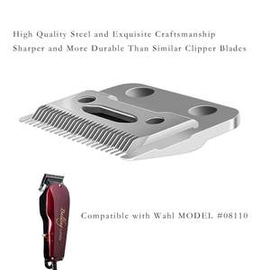 ใบมีดสแตนเลสแบบถอดได้ระดับมืออาชีพ 2 แพ็คสำหรับใบมีดเปลี่ยนเครื่องตัดผมไร้สายสำหรับช่างตัดผมและสไตลิสต์ - Product Image 4