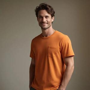 Meilleure qualité col rond t-shirt hommes été à manches courtes léger t-shirts hommes Jogging porter été t-shirt hommes - Product Image 3