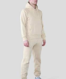 Ensembles de survêtements d'hiver en coton à capuche pour hommes, personnalisables, respirants, décontractés, vente en gros - Product Image 4