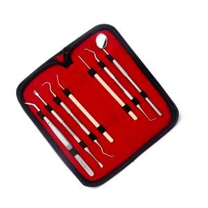 Kit d'outils dentaires professionnels réglables en acier allemand avec miroir d'inspection, 7 pièces - Product Image 5