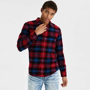 Vêtements d'extérieur pour l'hiver Chemise en flanelle chaude, décontractée, confortable et épaisse pour l'extérieur Vente en gros - Product Image 2